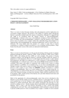 Cyber-pseudepigraphy: A New Challenge for Higher Education Policy and Management
