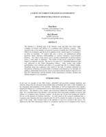 A Survey of Current e-Business (e-Government) Development Practices in Australia