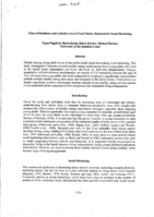 Place of Residence and Attitude toward Food Choice: Research for Social Marketing