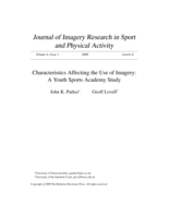 Characteristics Affecting the Use of Imagery: A Youth Sports Academy Study