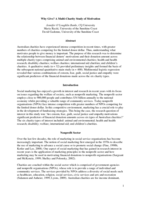 Why Give? A Multi-Charity Study of Motivation