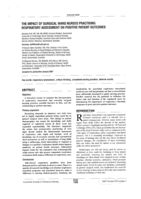 The Impact of Surgical Ward Nurses Practising Respiratory Assessment on Positive Patient Outcomes