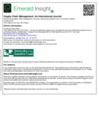 Accelerating supply chain management learning: identifying enablers from a university-industry collaboration