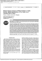Physical Impacts Caused by Off-Road Vehicles to Sandy Beaches: Spatial Quantification of Car Tracks on an Australian Barrier Island