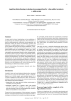 Applying biotechnology to design tree composition for value-added products: a mini-review