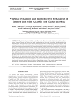 Vertical dynamics and reproductive behaviour of farmed and wild Atlantic cod Gadus morhua