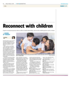 Reconnect with children: Experts recommend parents make an effort to build relationships, and even the smallest gesture can be a winner