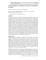 Nuisance algal blooms in coastal waters: some lessons and experiences from Noosa