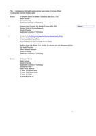 Contemporary child health nursing practice: services provided and challenges faced in metropolitan and outer Brisbane areas