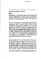 Work-Based Learning Projects Connect, Enhance And Sustain Community Outreach