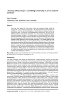 ‘Journey without maps’: unsettling curatorship in cross-cultural contexts