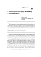 Causal Layered Pedagogy: Rethinking Curricula Practice