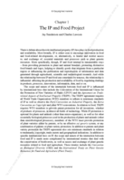 The IP and Food Project