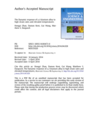 The dynamic response of a β titanium alloy to high strain rates and elevated temperatures