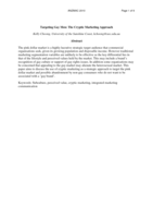 Targeting Gay Men: The Cryptic Marketing Approach