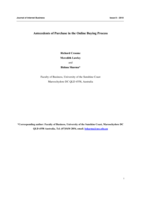 Antecedants of Purchase in the Online Buying Process