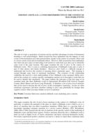 Emotion and Place: A consumer perspective in the context of hallmark events