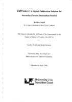 EDVance: A Digital Publication Solution for Secondary School Journalism Studies