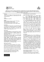 Differences in 10 km running performance predicted from O2 pulse in elite and trained runners