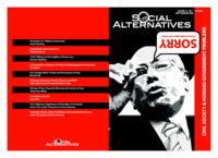 Cover Design: Social Alternatives Vol. 27, No. 1