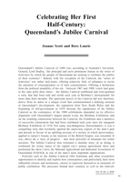Celebrating her first half-century: Queensland's jubilee carnival