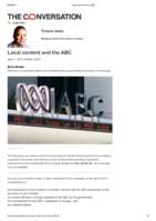 Local content and the ABC