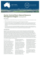 Hunter-Central Rivers Natural Resource Management Region: Grazing Sector