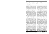 Learning about the 'Other' - Intercultural Learning and Refugees