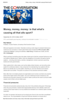 Money, money, money: is that what’s causing all that ails sport?