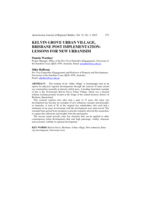 Kelvin Grove Urban Village, Brisbane Post Implementation: Lessons for New Urbanism