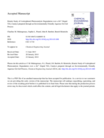 Kinetic Study of 4-nitrophenol Photocatalytic Degradation over a Zn2+ Doped TiO2 Catalyst prepared through an Environmentally Friendly Aqueous Sol-Gel Process