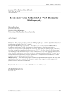 Economic Value Added (EVA TM): A Thematic-Bibliography