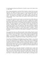 Co-ordinating Peace Research and Education in Australia: A Report on the Canberra Forum of 2 May, 2008