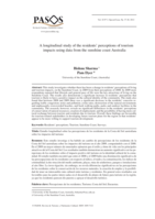 A longitudinal study of the residents' perceptions of tourism impacts using data from the Sunshine Coast Australia