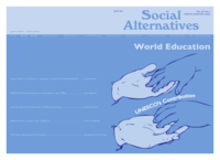Cover Design: Social Alternatives Vol. 25, No. 4