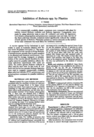 Inhibition of Babesia spp. by plastics