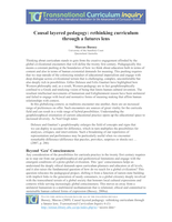 Causal Layered Pedagogy: Introducing a futures oriented curricula innovation