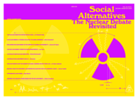 Cover Design: Social Alternatives Vol. 26, No. 2