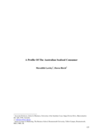 A Profile of the Australian Seafood Consumer
