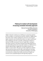 Pathway for Student Self-Development: A Learning Orientated Internship Approach