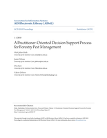 A Practitioner-Oriented Decision Support Process for Forestry Pest Management