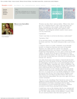 There is No Hereafter