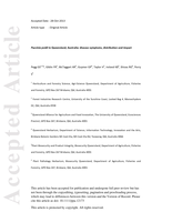 Puccinia psidii in Queensland, Australia: disease symptoms, distribution and impact