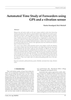 Automated time study of forwarders using GPS
