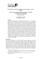 Researching the construction of middle years teacher identity: A study of graduates