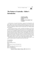 The Futures of Australia - Editor's Introduction