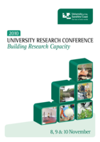 2010 University Research Conference: Building Research Capacity