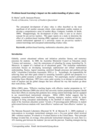 Problem-based learning's impact on the understanding of place value