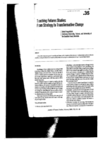 Teaching Futures Studies: From Strategy To Transformative Change