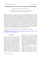 Occupational exposure to ultraviolet radiation: The duality dilemma